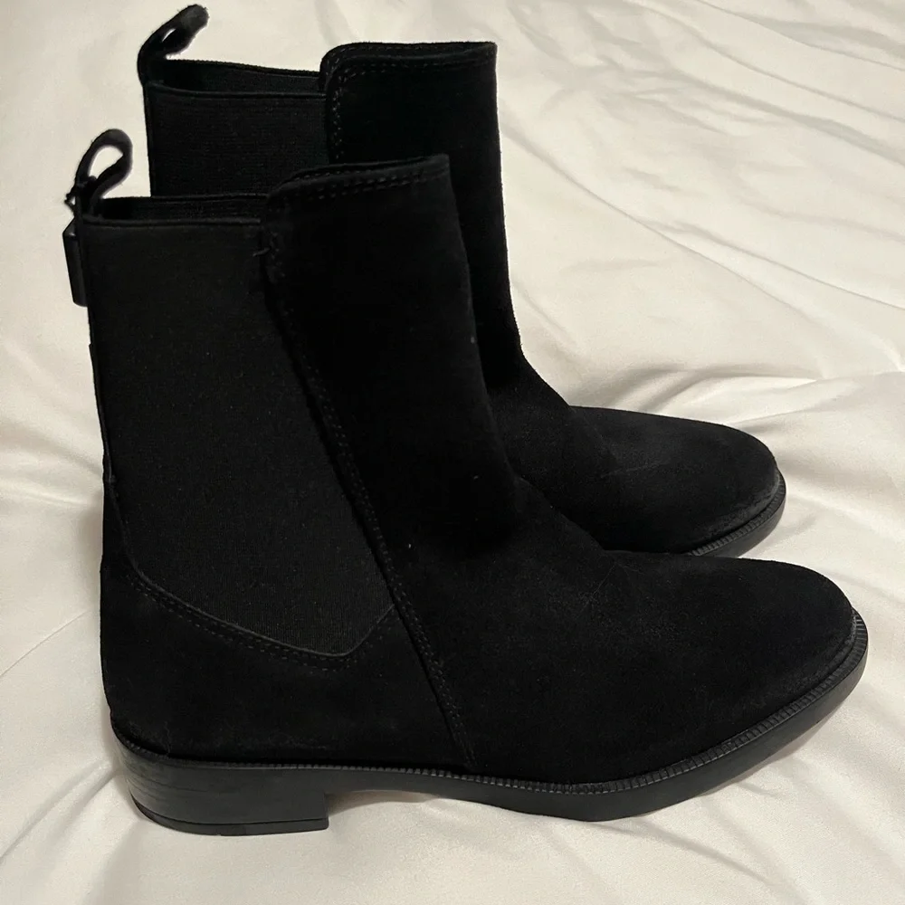 Emanuele Crasto Chelsea Black Italian Leather Distressed Boots NWT